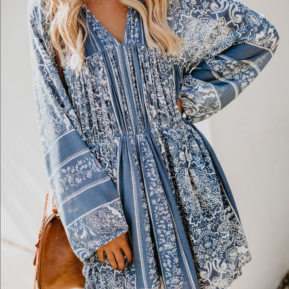 Hayes paisley babydoll dress by Vici dolls